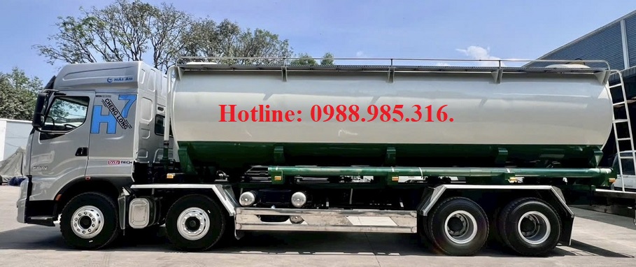 Xe tải 4 chân chở thức ăn chăn nuôi 26 khối